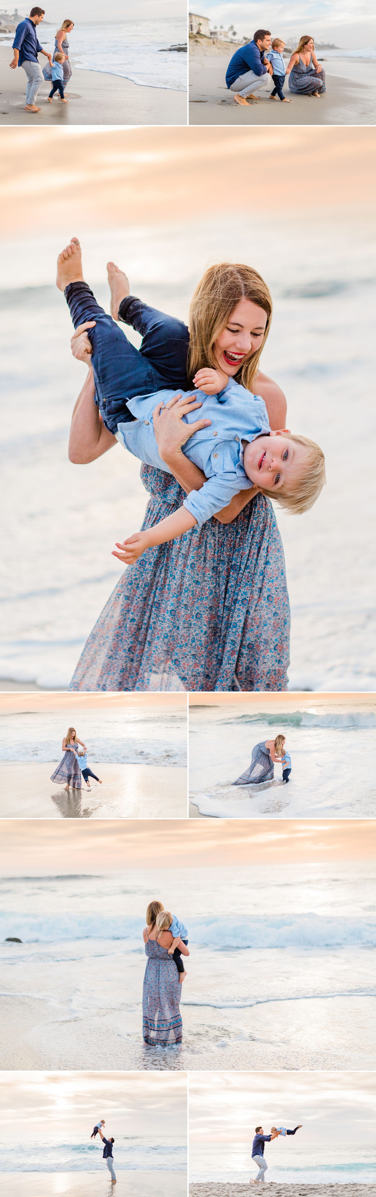windansea beach family photography